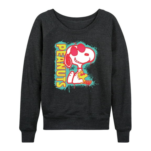 Peanuts - Peanuts Snoopy Woodstock - Women's Lightweight French Terry Long Sleeve Shirt