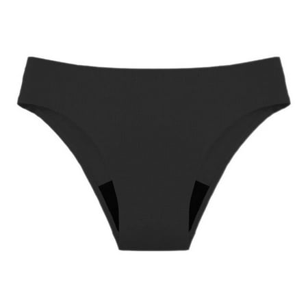 Xudanell Sexy Underwear for Women Lace Bikini Panties Mid Rise Cotton Hipster Stretch Ladies Cheeky Panty One Pack Briefs (Black M)