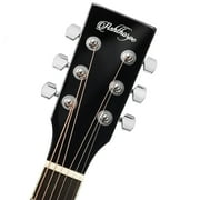 Ashthorpe Cutaway Dreadnought Acoustic Electric Guitar with 10-Watt Amp, Black