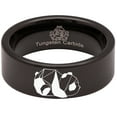thumbnail image 5 of Panda Tungsten Carbide Ring, 5 of 9