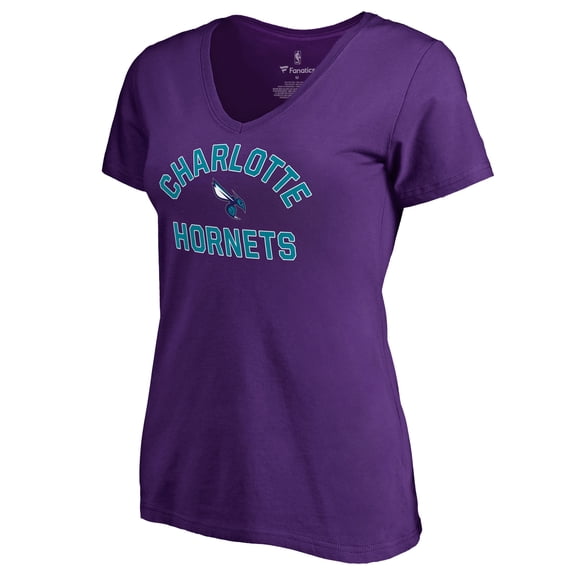 Women's Purple Charlotte Hornets Overtime T-Shirt