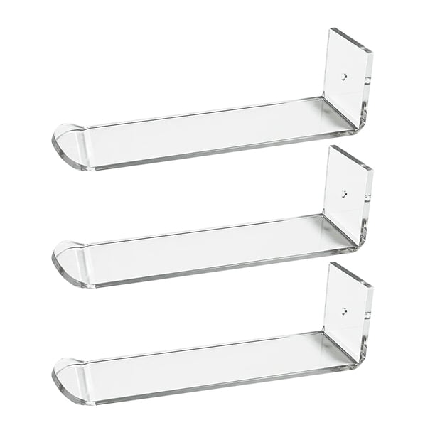EeaseMX 3 soportes de pared de acrílico transparente para diademas, organizador de diademas.