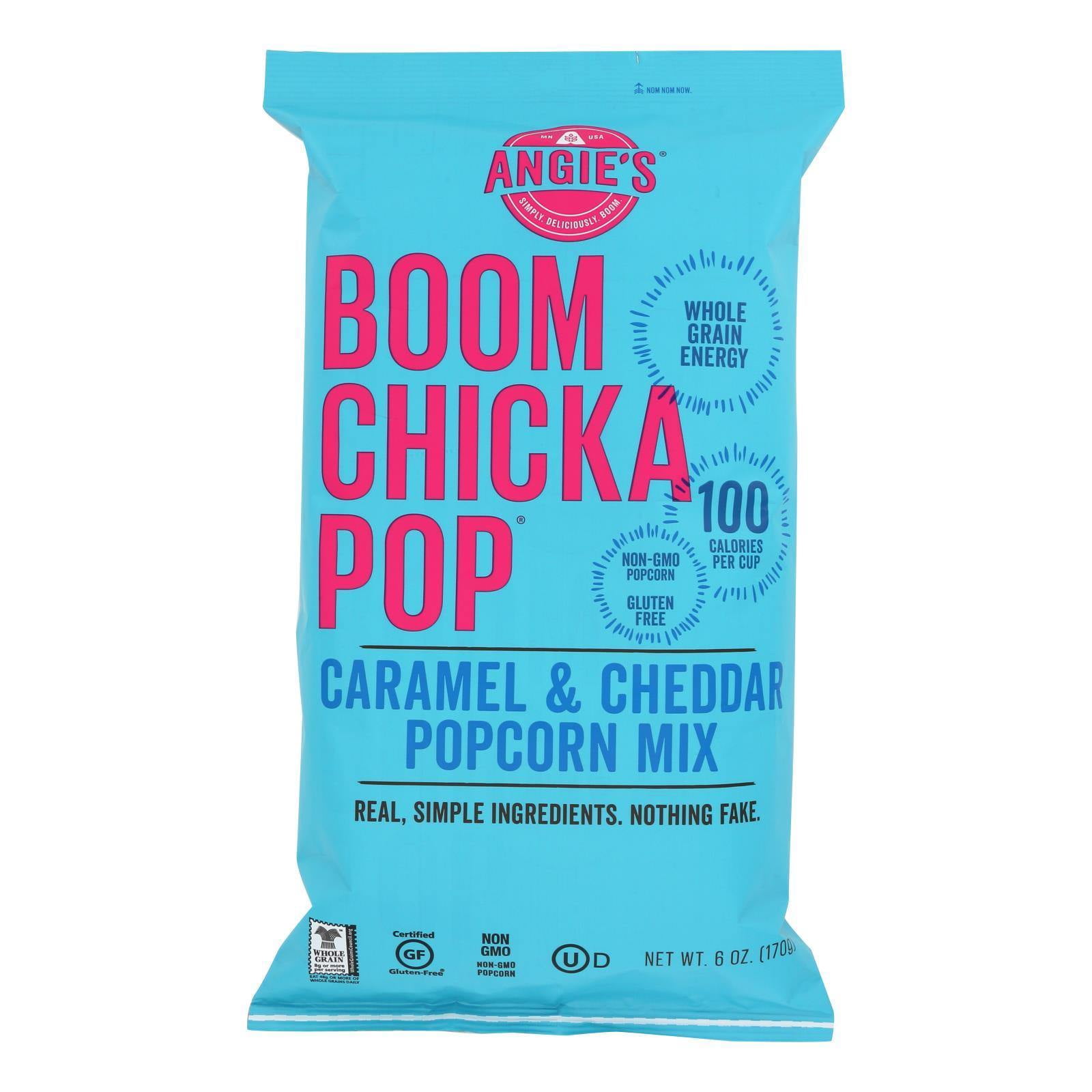 Angie's Kettle Corn Boom Chicka Pop Caramel and Cheddar Popcorn Mix