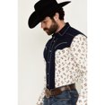 thumbnail image 2 of Wrangler Men's Rodeo Ben Color Block Floral Print Long Sleeve Pearl Snap Multi X-Large, 2 of 4
