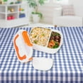 thumbnail image 2 of Boîte à Lunch Chauffante Électrique Portable 12V pour Voiture, Récipient Alimentaire (Orange), 2 of 8