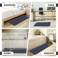 thumbnail image 6 of Yiaed Skull Flower Blue Kitchen Rugs Sets of 2 Kitchen Mats Cushioned Anti Fatigue Kitchen Rug Tapetes Para Cocina for Sink,Laundry Room, 6 of 6