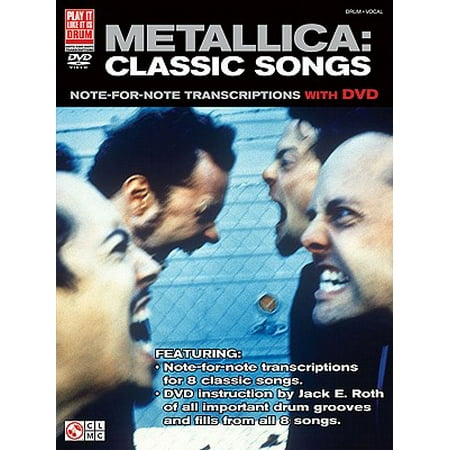 Metallica Classic Songs for Drum: Note-for-note Transcriptions With