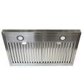 thumbnail image 2 of Crown Range Hood Crown 30 in 500 CFM Stainless Steel Under Cabinet Range Hood PRO-FT10, 2 of 6