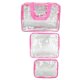 thumbnail image 4 of Bolsas de viaje transparentes BuyWeek 3 piezas de PVC, 4 of 14
