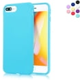 thumbnail image 1 of Entronix Funda de Silicona para iPhone 7 Plus/8 Plus, Suave Al Tacto, Antiarañazos y a Prueba de Golpes, Color Aguamarina, 1 of 6