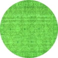 thumbnail image 1 of Ahgly Company Indoor Round Persian Green Traditional Area Rugs, 3' Round, 1 of 1