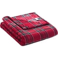 thumbnail image 3 of Elle Home Plush Oversized Throw Blanket - Silky Soft Flannel Fleece, Soft and Cozy, for Bed and Couch - 60" X 70", Classic Tartan Plaid, 3 of 6