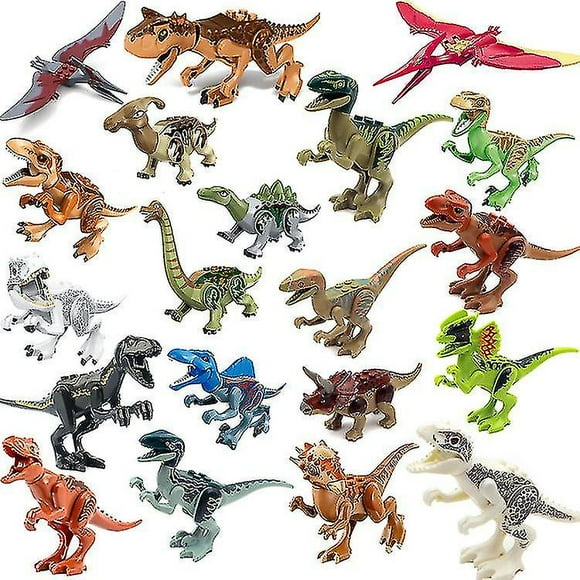Dinos Jurassic World Dinosaur Tyrannosaurus Raptor Fit For Lego Toy Set 20 Piece