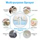 thumbnail image 5 of Yuarrent Pulverizador de mano para bidé, pañal, grifo de baño, cabezal de ducha, limpieza, mejora reemplazable, equipo de pulverización, pulverizador Type3 NO3 Yuarrent HA012058-02, 5 of 6