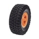 thumbnail image 4 of Tholdsy 4 piezas de neumáticos RC 1/10, neumático de camión corto con control remoto, modelo de neumático de camión, resistente al desgaste, pieza Kits de construcción modelo Naranja Tholdsy FN001296-01, 4 of 6