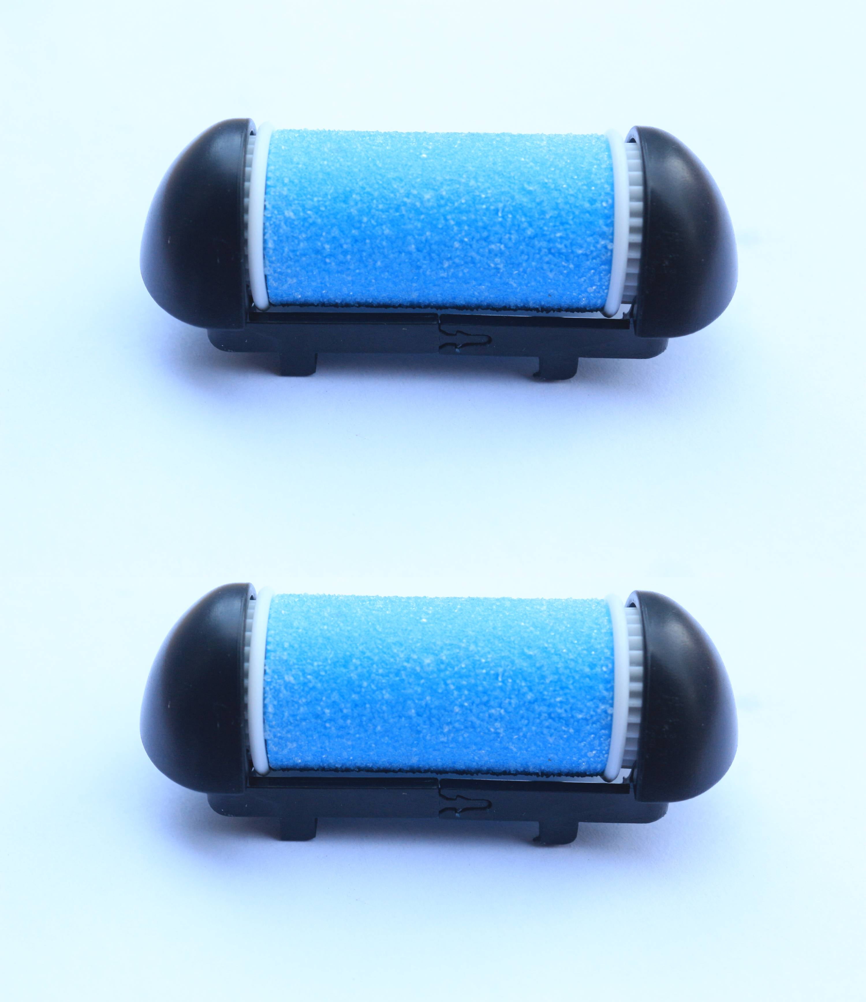 Pursonic Replacement Rollers For Pursonic Callus Remover for CR360, Black, 2 Ct