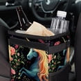 thumbnail image 6 of Unicorn Foldable Car Trash Bin with Lid, Leak-proof Mini Trash Can for Car, Hanging Storage Bag Included, 6 of 6