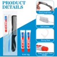 thumbnail image 2 of 100 sets of disposable toothbrushes, with toothpaste, dental floss, and combs, individually packaged for travel, hygiene packs for the homeless/hotels/refuges/nursing homes/charitable organizations b, 2 of 4