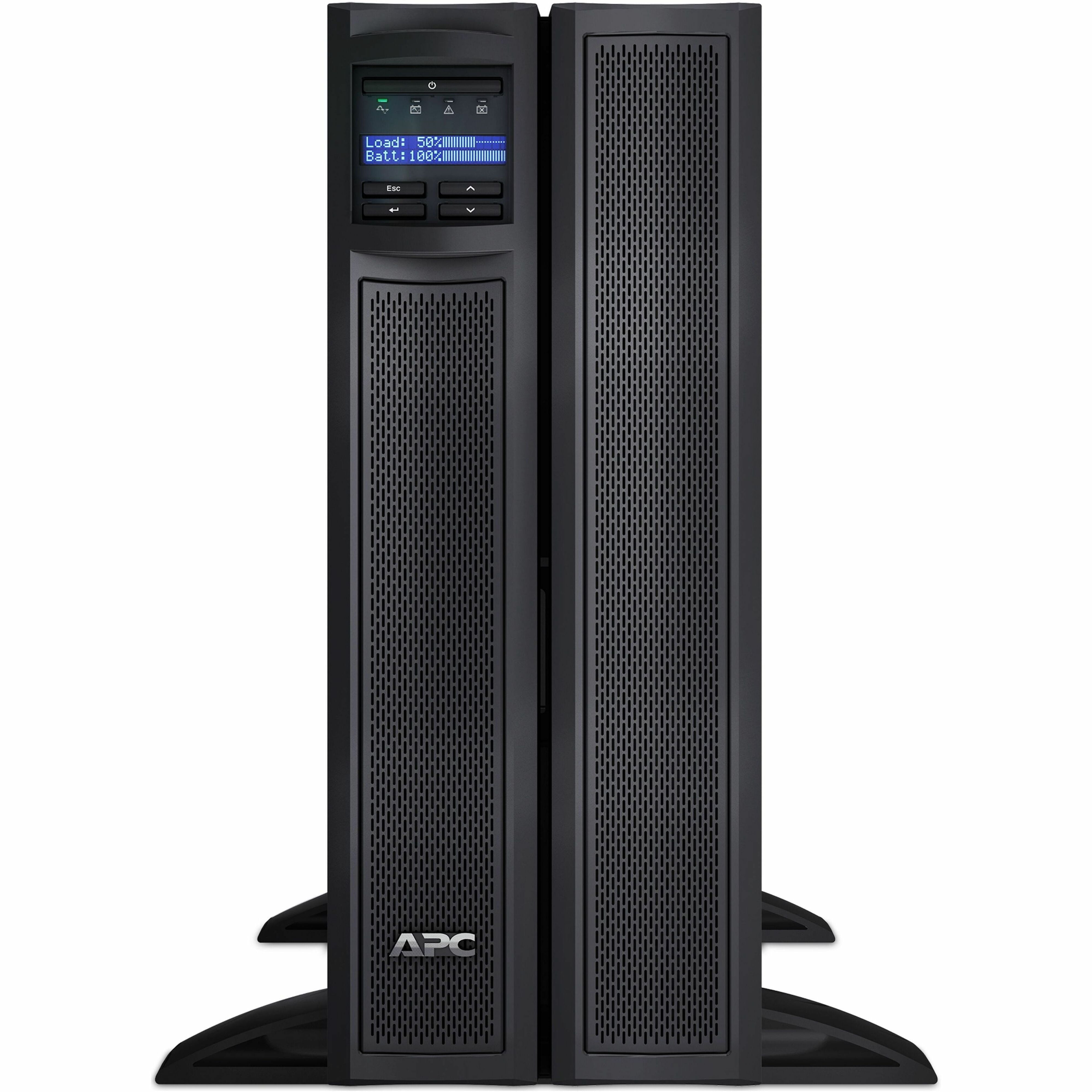 APC SMX3000LVNCUS Smart Ups X 3000va Short Depth Perp Tower Rack Convertible Lcd 100-127v