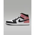 thumbnail image 2 of N I-K-E A i r-Jor-dan 1 Mid White Black Rust Pink DQ8426-100 Men's Shoes NEW, 2 of 6