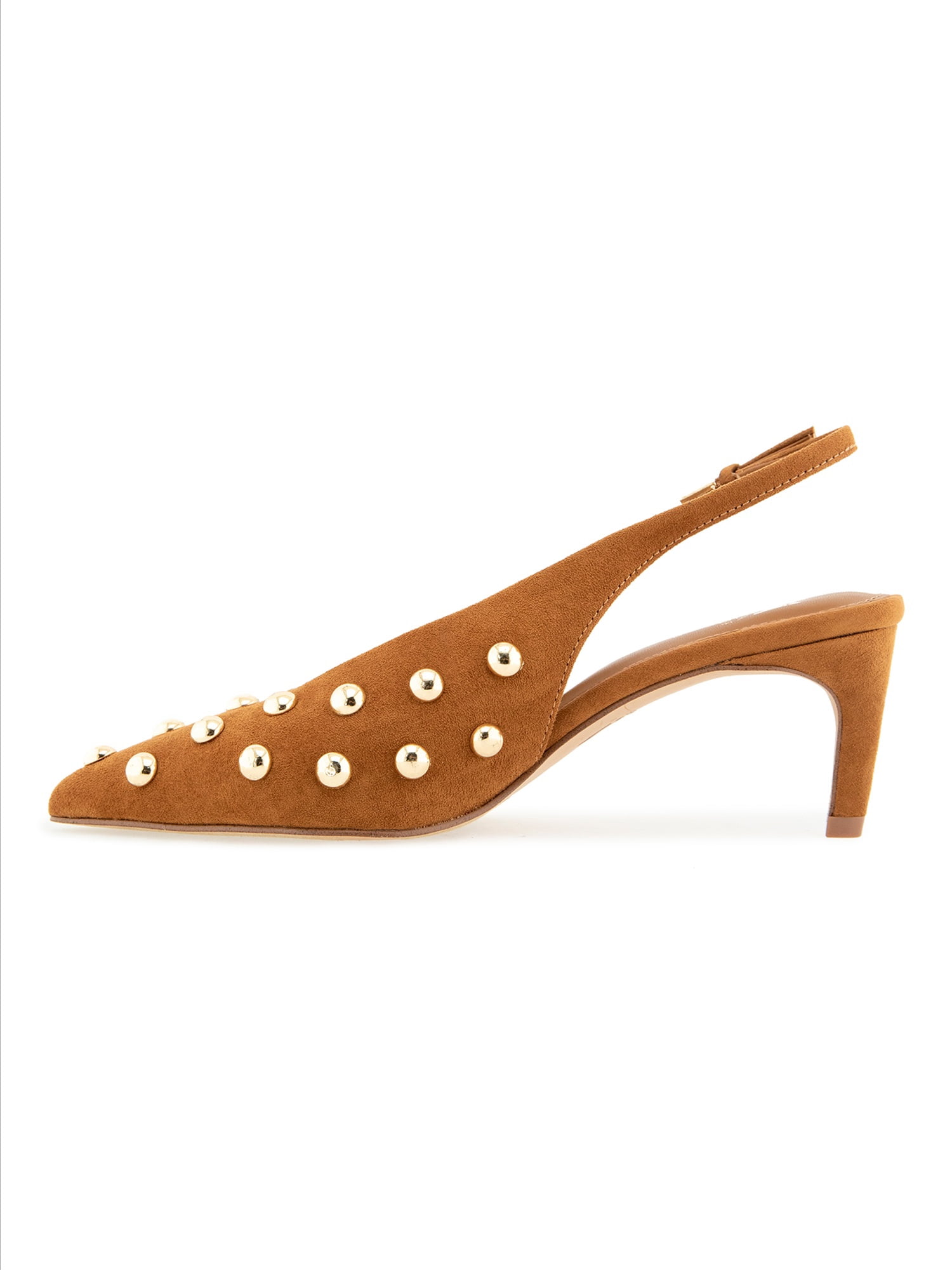 RM by Rebecca Minkoff Women's Leena Studded Pointed Toe Slingback Heel