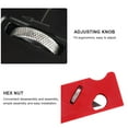 thumbnail image 4 of Red Stainless Steel Woodworking Chamfer Plane - Adjustable Cutting Depth, Horizontal Bubble Level, Ergonomic Non-Slip Design, Multifunctional Handheld Trimming Tool for 45° Angles & Edge Shaping,, 4 of 6