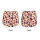 thumbnail image 3 of Balery rock music Skull record Pantalones cortos deportivos para mujer con forro y dos bolsillos, elásticos, para entrenamiento, gimnasio, yoga-Small, 3 of 7
