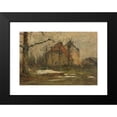 thumbnail image 2 of Rudolf Höckner 14x11 Black Modern Framed Museum Art Print Titled - The Last Snow (1920), 2 of 5