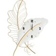 thumbnail image 2 of Modern 30inch Large Wall Clock Metal Feather Wall Clock Decorate with Sweep-Second Silent, Wall Clocks for Living Room, Bedroom, Dining Room, Office,, 2 of 9