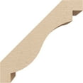 thumbnail image 3 of Ekena Millwork 3"W x 6"D x 6"H Copenhagen Rough Cedar Woodgrain TimberThane Knee Brace, Primed, 3 of 6