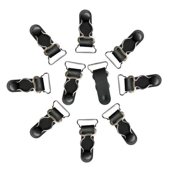 2x Paquete Clips de Suspensión para Chupete Clips de Metal Clips para Soporte de Chupete Baberos Soporte para Juguetes Hugo Liga de tirantes