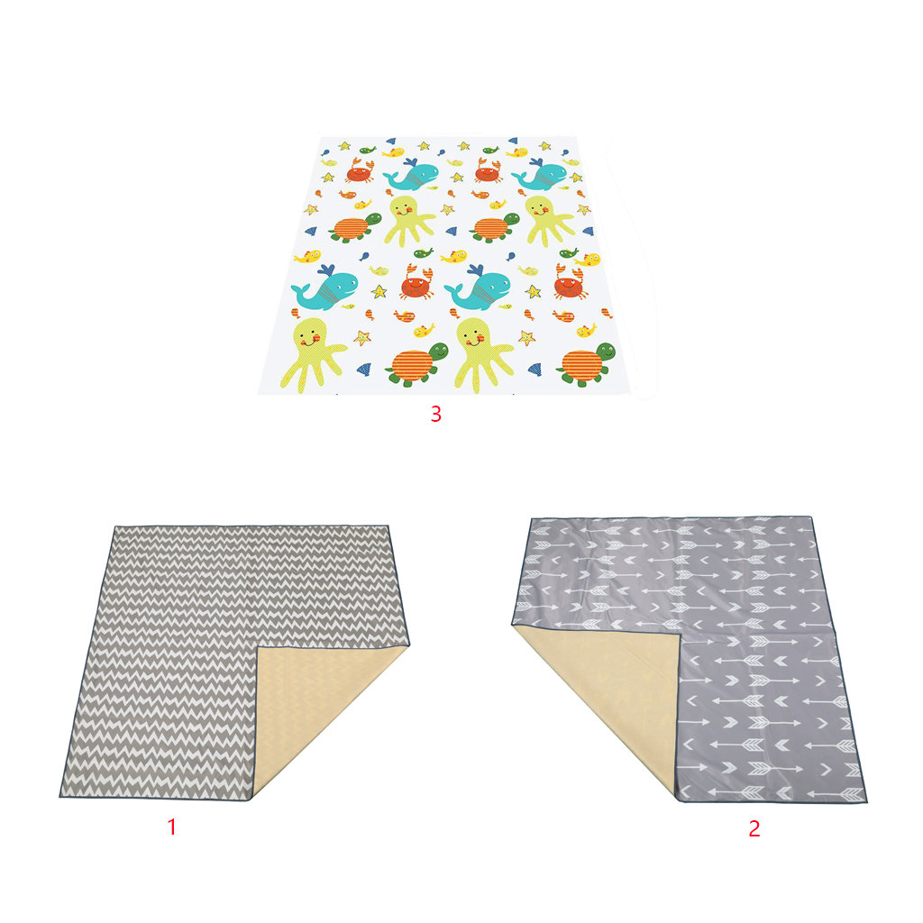 Baby Eatting Play Mat Picnic Mat High Chair Splash Mat Floor Protector Non Slip Waterproof