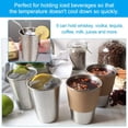 thumbnail image 6 of 6 Ounce Stainless Steel Pint Cups,Cups for Kids & Toddlers,Shatterproof Cup Tumblers Unbreakable Metal Drinking Glasses,Christmas Cups for Bar, Home, Restaurant ,4Pack, 6 of 9