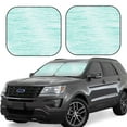 thumbnail image 6 of Kdxio Blue Bright Print 2-Piece Sun Shade Front Windshield - Foldable Car Front Window Sunshades For Most Sedans Suv Truck, 6 of 6