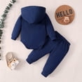 thumbnail image 3 of Conjunto de ropa para bebé recién nacido de 0 a 24 meses, conjunto de 2 piezas, Sudadera con capucha de manga larga, pantalones, traje para niño pequeño, 3 of 4