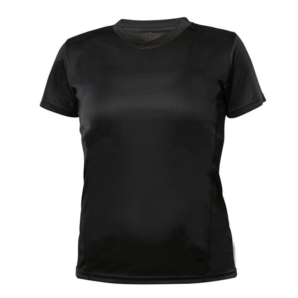 Blank Activewear Pack of 10 Women's T-Shirt, Quick Dry Performance fabric