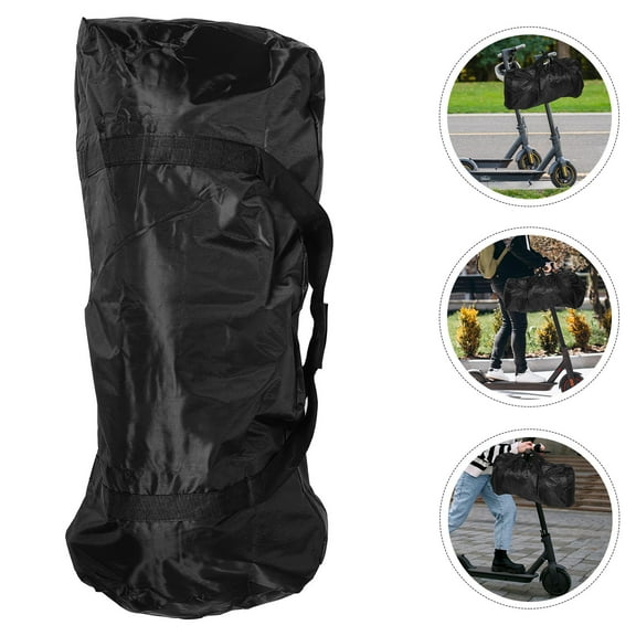 RENACLIPY Lightweight Oxford Electric Scooter Bag Black with Handle for Skateboard Accessory Organization