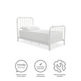 Little Seeds Monarch Hill Wren Metal Bed Twin, White