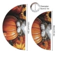 thumbnail image 5 of Cute Fall Cat and Pumpkin Christmas Tree Skirt Stand Mat Waterproof Floor Protection Mat for Holiday Decoration, 5 of 6