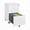 White, variant on 3-Drawer Metal File Cabinet with Lock, Heavy Duty Filing Cabinet for Letter/Legal/A4/F4 Documents –Vertical Storage Organizer for Home Office