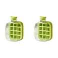 thumbnail image 1 of (2-Pack) Rinsvye 2025 New Vertical Tray Small Trays with Lid for Freezer Waterless Ice Cubes Easy To Release Tray Quick Filling without Touching Homemade Ice Storage for Whiskey Cocktail Tea Coffee, 1 of 3