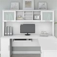 thumbnail image 2 of Pemberly Row Modern 72W Desk Hutch in White - Engineered Wood, 2 of 7