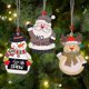 thumbnail image 5 of Colgante de madera de Navidad Decoraciones colgantes Árbol de Navidad Adornos de fiesta en casa.multicolor3pcs), 5 of 5
