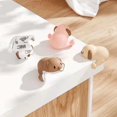 thumbnail image 2 of Protector para las esquinas de las mesas de cachorros, cubierta protectora de borde de silicona suave de seguridad para muebles infantiles, color blanco, 8 Uds., 2 of 5