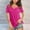 Z-B, variant on DondPO Womens Summer Tops V Neck Short Sleeve Basic Plain Tee T Shirt T Shirts for Women Womens Shirts Basic T Shirts for Women Orange S