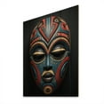 thumbnail image 2 of Designart "Tribal Pende African Mask I" African Tribal Print on Natural Pine Wood, 2 of 5