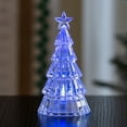 thumbnail image 4 of Hmgxay Mini Glowing Crystal Christmas Tree, Luminous Festive Desktop Ornament, Enchanting Holiday Decoration for Kids, Magical Christmas Gift Light(Blue), 4 of 6