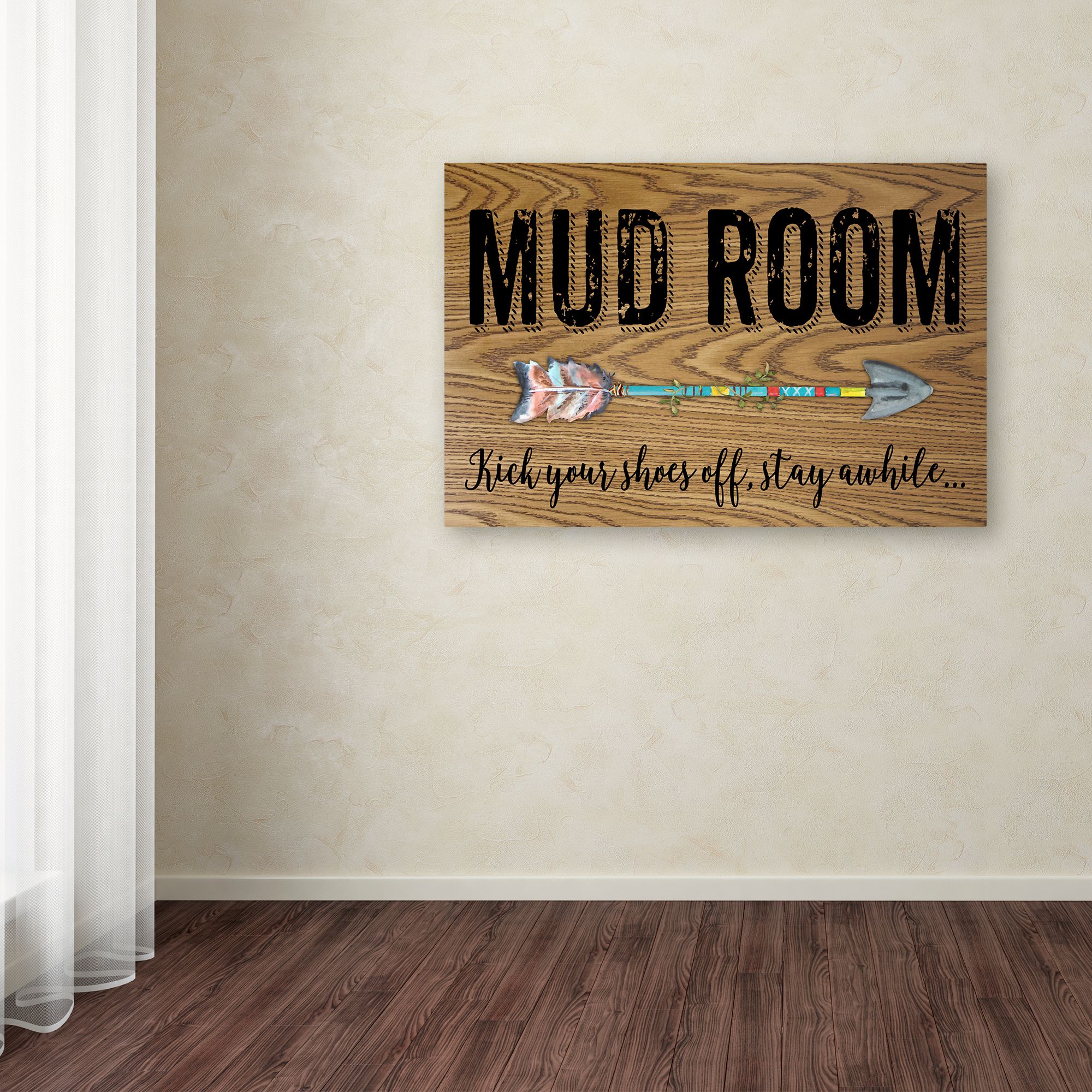 Trademark Fine Art 'Mud Room 1' Canvas Art by Jean Plout