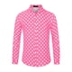 thumbnail image 5 of Camisa de vestir de botones de manga larga para hombre con estampado de lunares INSPIRE CHIC L Rosa, 5 of 7