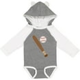 thumbnail image 3 of Inktastic Baseball Bat and Ball Boys or Girls Long Sleeve Baby Bodysuit, 3 of 5